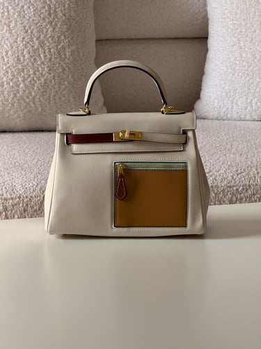Hermès Kelly 25 Verso with Pockets