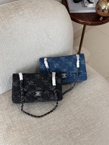 CHANEL Denim Flap Bag