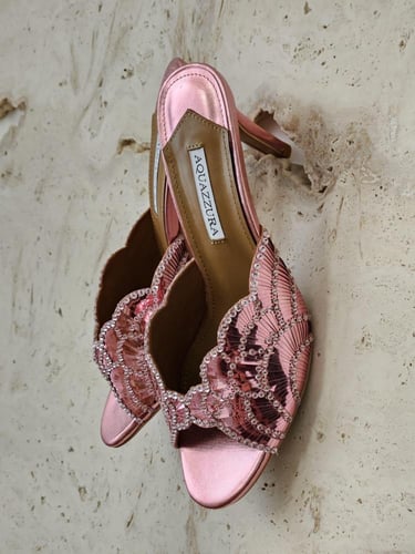 Aquazzura Tequila Mule Heels