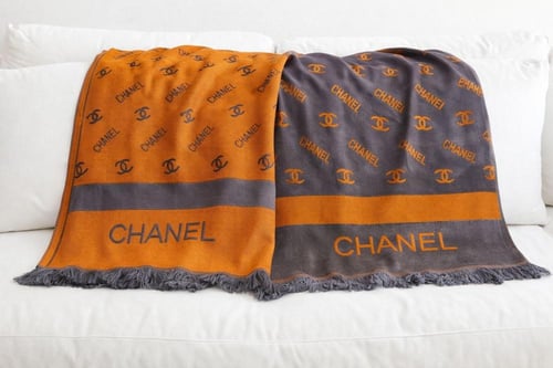 Chanel Logo Cashmere Blend Scarf