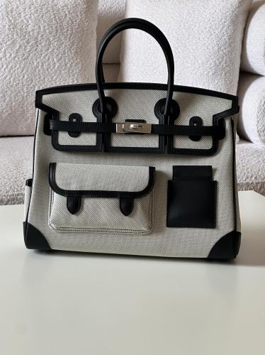 Hermès Birkin Cargo 35 Black & White