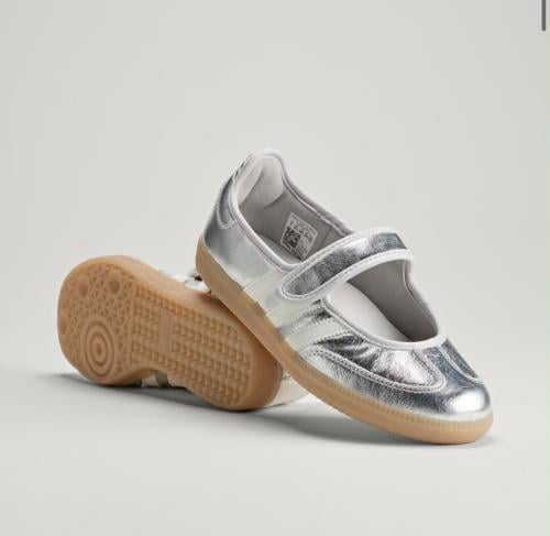 adidas Samba Jane Silver Metallic Off White