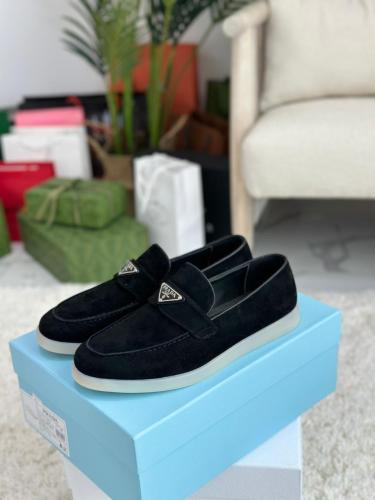 Prada Suede Loafers