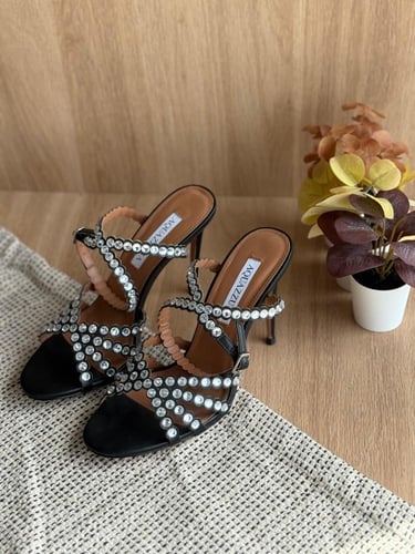 Aquazzura Crystal Studded Heels
