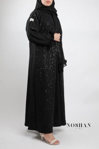 عباية سوداء دانتيل قلتر NOSH 2