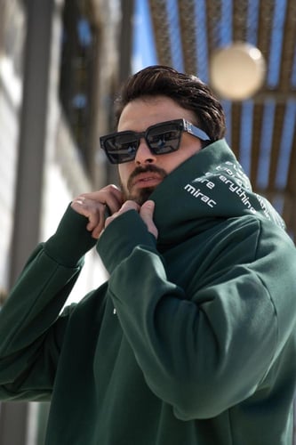 هودي اخضر GREEN