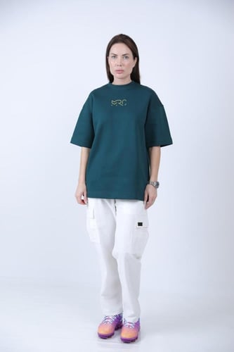 تي شيرت اخضر غامق GREEN T-SHIRT
