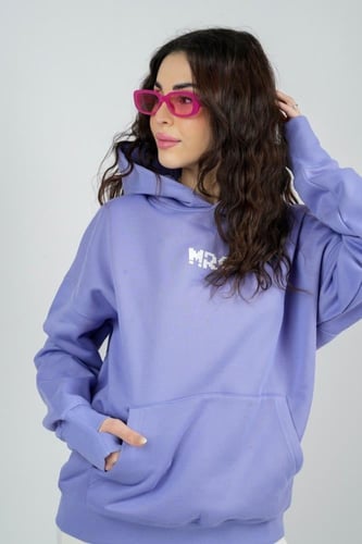 هودي بنفسجي Purple