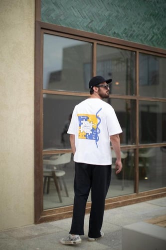 تي شيرت أبيض T-SHIRT