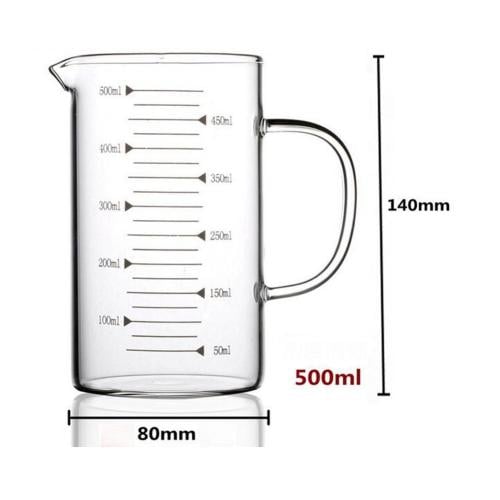 كوب معيار زجاج 500 مل