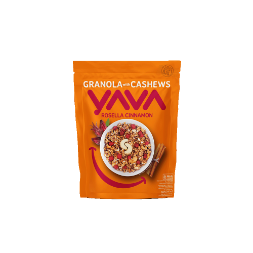 جرانولا القرفة والكركديه 400 جرام