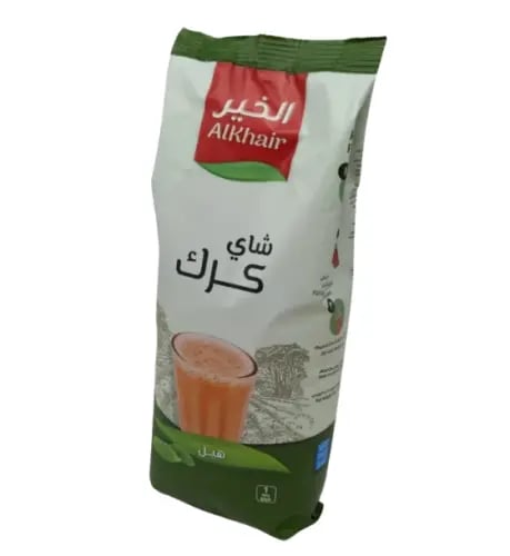 الخير شاي كرك بالهيل 1 كيلو بدون سكر