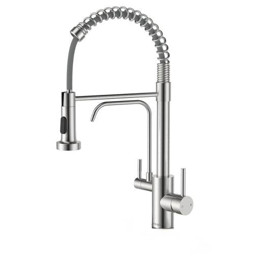 خلاط مطبخ سسته عالي مع فلتر كروم مطفي