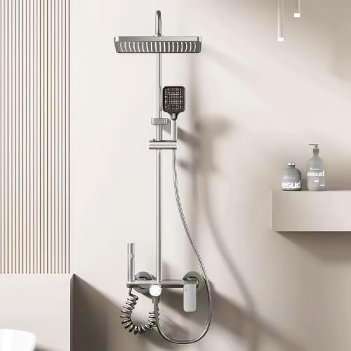 شاور مطري مودرن متكامل لون كروم