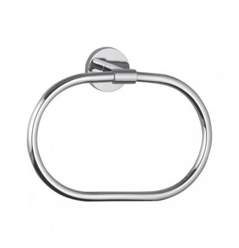 حامل مناشف ستانلس ستيل لون فضي