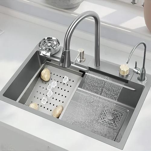 حوض مطبخ ستانلس ستيل