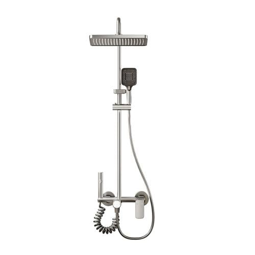 شاور مطري مودرن متكامل لون كروم