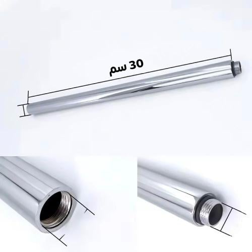 تطويلة شاور مطري لون كروم