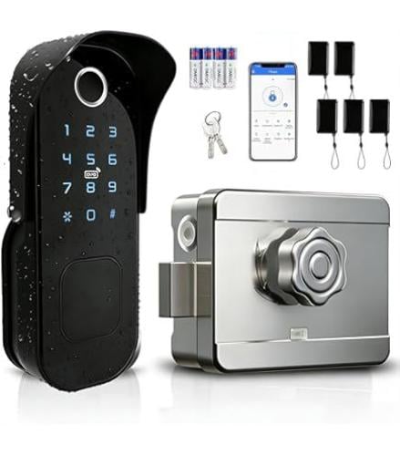 قفل باب ذكي ( كيلون باب ) بنظام تحكم وصول وكهربائي...