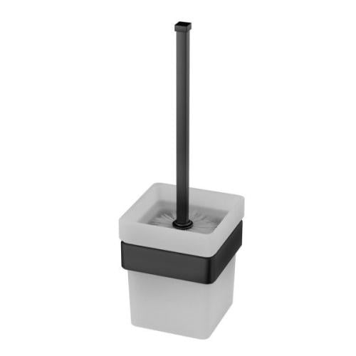 فرشاة تواليت معلقة لون اسود