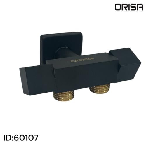 محبس زاوية مربع 1/2 بوصة لون اسود ORISA - 60107