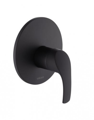 وجه خلاط مدفون خط واحد لون اسود