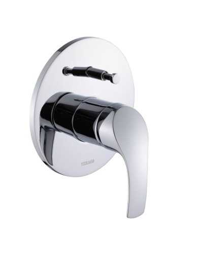 وجه خلاط مدفون خطين لون فضى