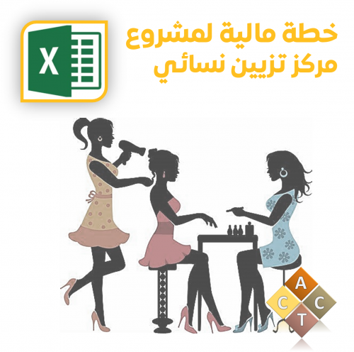 خطة مالية لمشروع مركز تزيين نسائي