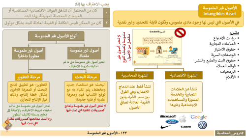 133 - الأصول غير الملموسة