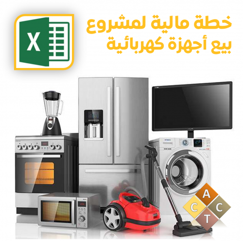 خطة مالية لمشروع محل بيع أجهزة كهربائية