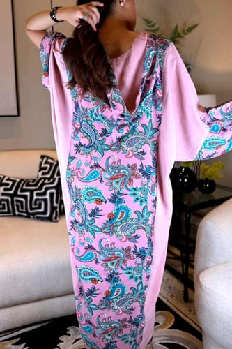 جلابية زهري مبتكرة قصة مغربي شعبي