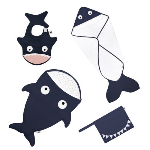 Shark Set - Navy Blue