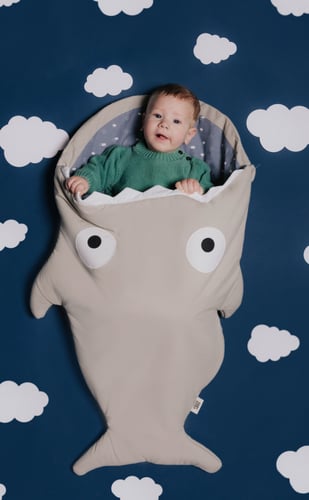 Shark Set - Grey with Blue