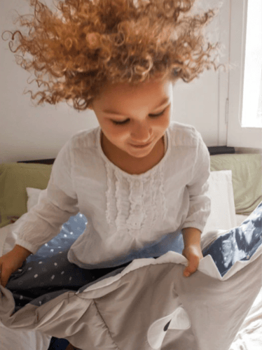 Stone Blue Clouds Sleeping Bag - KIDS