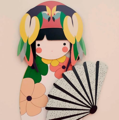 Asian Doll Magnets