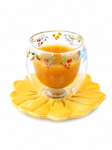 فنجال قهوة ورد صغير (بدون قاعدة)