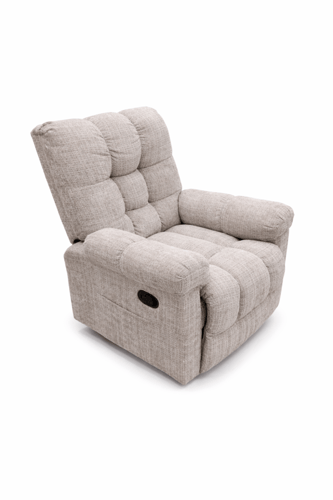 كرسي راحة هزاز ودوار بقماش ناعم وجودة عالية مع دعم...