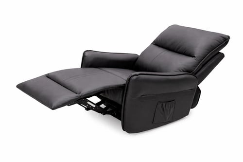 كرسي استرخاء جلد فاخر هزاز دوار يتصميم مميز بعدة ا...