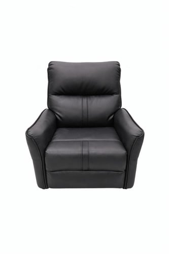 كرسي استرخاء جلد فاخر هزاز دوار يتصميم مميز بعدة ا...