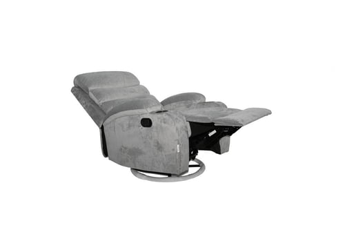 كرسي استرخاء مخمل – هزاز ودوار للراحة والدعم المثا...