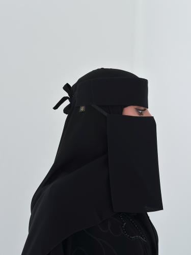 نفاب وسط مطاط مائل بغطوة - 1004
