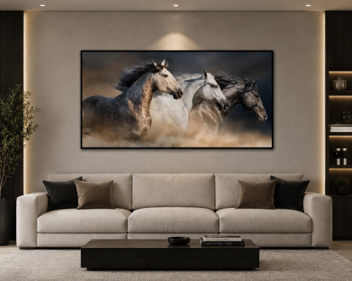 لوحات فنية للخيل "أطياف الخيول" (طباعة)