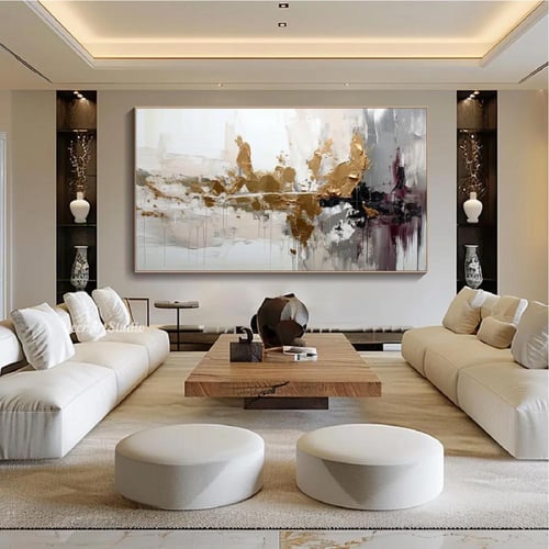 لوحة كانفس فن تجريدي (طباعة)