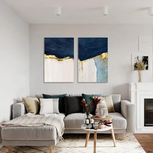 لوحة فنية كانفس ثنائية (طباعة)