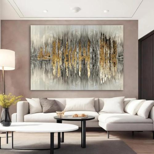 لوحة كانفس فن تجريدي (طباعة)