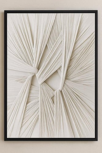 لوحة كانفس فن تجريدي ثلاثي الأبعاد