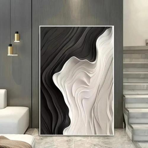 لوحة كانفس فن تجريدي (طباعة)