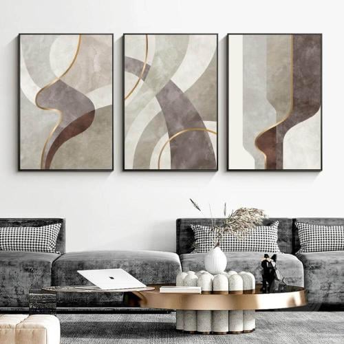 لوحة كانفس فنية ثلاثية (طباعة)