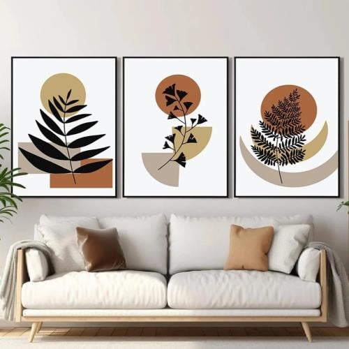 لوحة فنية كانفس ثلاثية (طباعة)