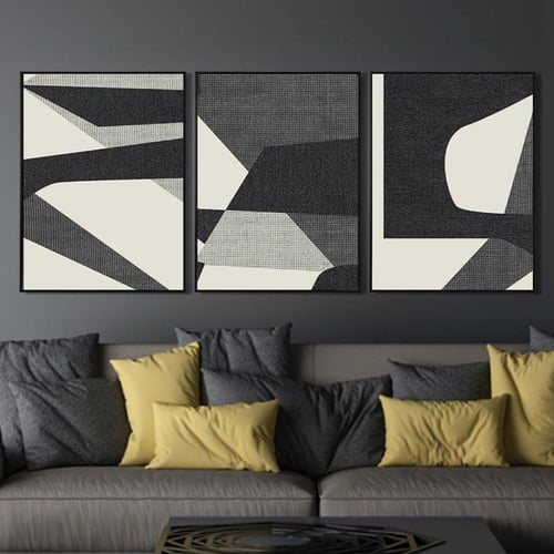 لوحة فنية كانفس ثلاثية (طباعة)